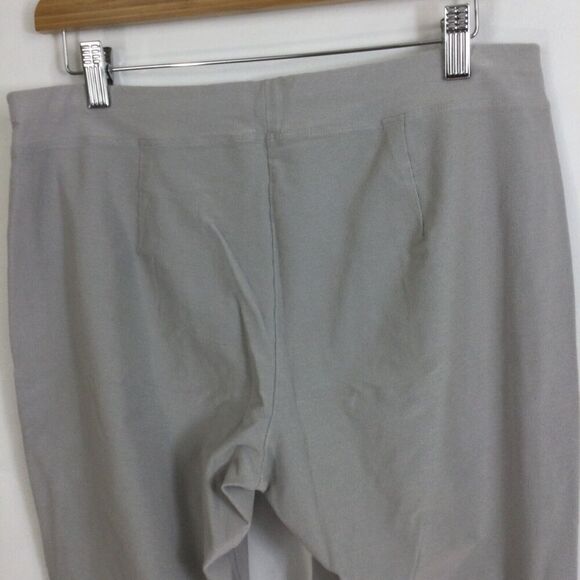 Eileen Fisher Womens Viscose Pull on Stretch Casual Tapered Pants Gray Sz Medium - Picture 7 of 10